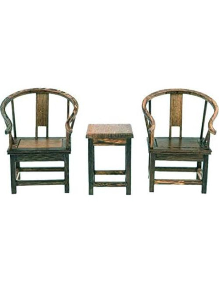 Muebles Miniatura Casa de Muñecas EatingBiting 1/6 Sofá Mesa Sillas