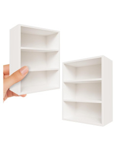 Estantería de Casa de Muñecas XYMTOY 3 Niveles 7.37x7.87x9.91cm