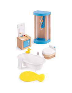 Juego de Muebles de Baño de Madera Hape E3451 para Niños 2