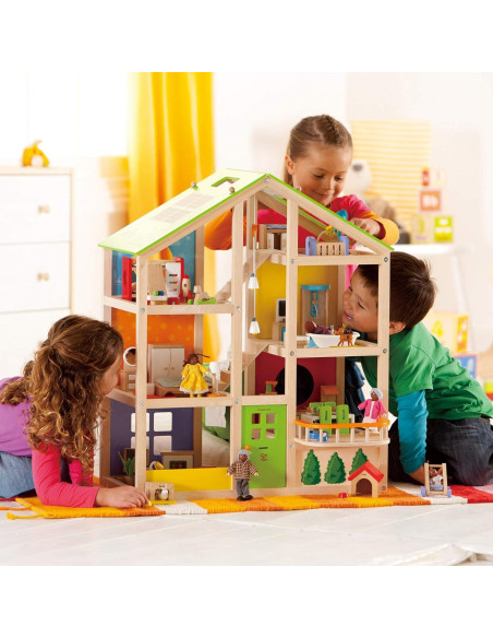 Juego de Muebles de Baño de Madera Hape E3451 para Niños