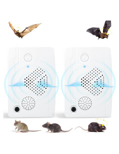 Repelente Ultrasónico de Murciélagos Jahy2Tech - 2 Unidades