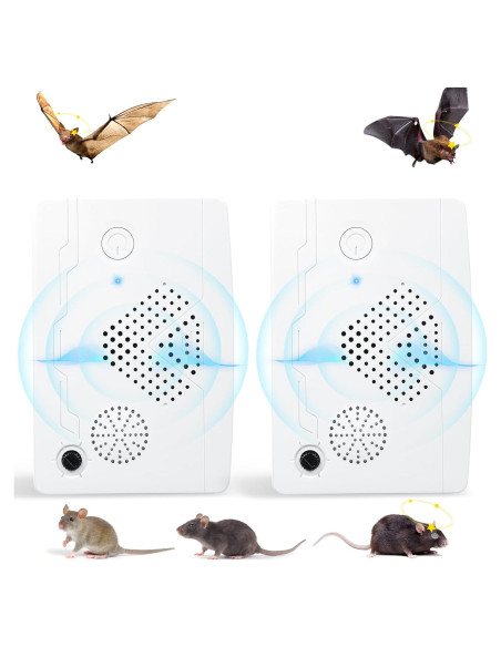 Repelente Ultrasónico de Murciélagos Jahy2Tech - 2 Unidades