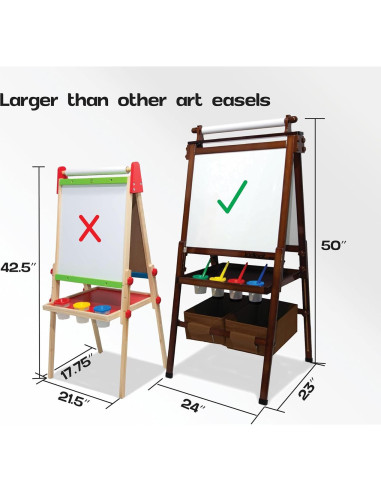 Caballete Artístico Ajustable Kidloot con Suministros de Arte