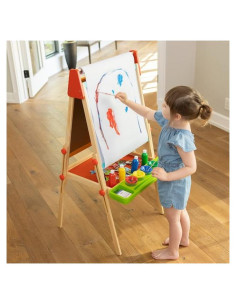 Caballete de Arte Doble Cara Fat Brain Toys con Pintura y Accesorios