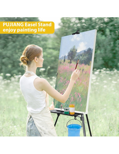 Caballete de Arte PUJIANG Ajustable 50.8-154.9 cm con Bolsa
