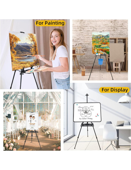 Caballete de Arte PUJIANG Ajustable 50.8-154.9 cm con Bolsa