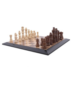 Juego de Ajedrez de Madera Blessing Decor 30x30 cm Estilo Staunton