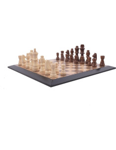 Juego de Ajedrez de Madera Blessing Decor 30x30 cm Estilo Staunton 2