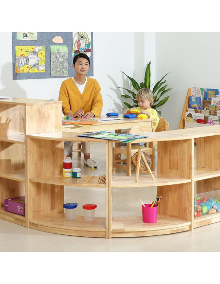 Estantería Curvada KRAND GCE2023 - Armario de Almacenamiento 3 Niveles