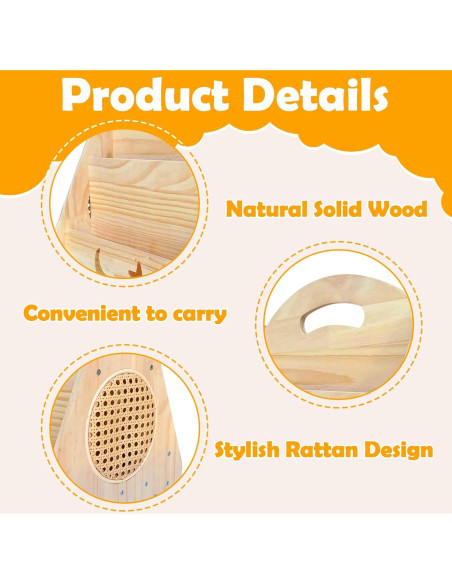 Estantería Montessori Doble Cara CMINAUS para Niños 43x40x33cm