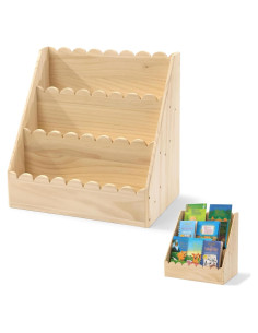 Estante de Libros Infantil BALAPET 3 Niveles Madera 42x27 cm