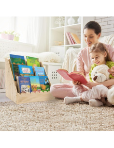 Estante de Libros Infantil BALAPET 3 Niveles Madera 42x27 cm 2