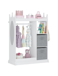 Armario de Juego para Niños UTEX con Espejo y Almacenamiento