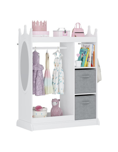 Armario de Juego para Niños UTEX con Espejo y Almacenamiento