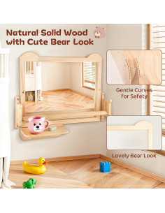 Espejo Montessori Wisreach con Barra Ajustable para Bebés 2