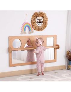 Espejo de Seguridad Irrompible Bolocon 57.9x115.8 cm Montessori 2