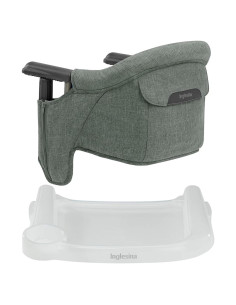 Silla Alta Inglesina Fast Melange Verde Pino + Bandeja