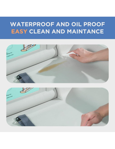 Estación de Cambio de Bebé Plegable Montada en Pared HDPE