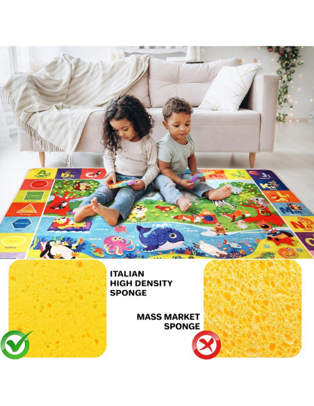 Manta de Juego QUOKKA ABC para Bebés 1.04x1.52m Antideslizante
