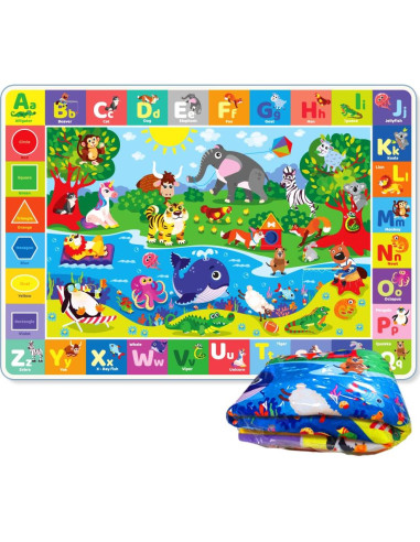 Manta de Juego QUOKKA ABC para Bebés 1.04x1.52m Antideslizante