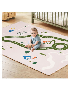 Alfombra de Gateo Reversible Tiny Land 198x140 cm Impermeable