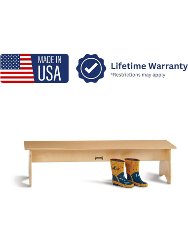 Banco de Aula Jonti-Craft 9107JC para Niños - Madera