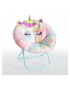 Silla Plegable Unicornio Arcoíris Heritage Kids 58 cm