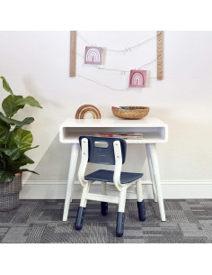 Sillas Ajustables para Niños ECR4Kids, Paquete de 2, Gris 2