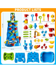 Mesa de Agua para Niños WATUDOU 44.3x19x33cm Actividades 2