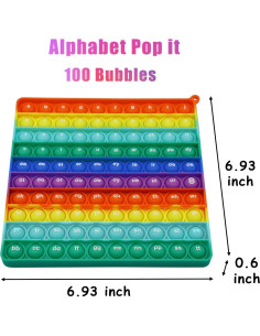 Tablero Educativo Fonético Pop It Bakira 17.6 cm para Niños 2