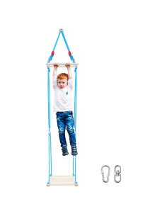 Columpio de Madera AOBOTE 3-en-1 Ajustable para Niños