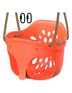 Asiento de columpio para niños SELEWARE elefante 34x34 cm