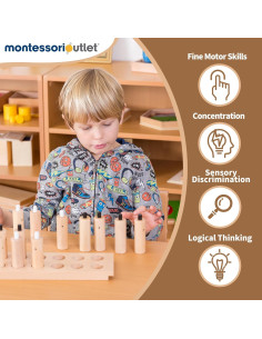 Cilindros de Presión Montessori Outlet para Niños 3-6 Años 2