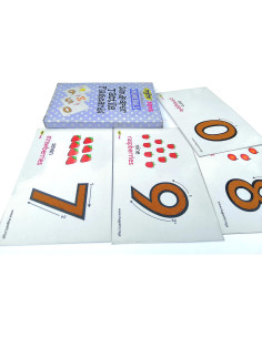Tarjetas Didácticas de Números MFM TOYS 14.6x9.5 cm 2