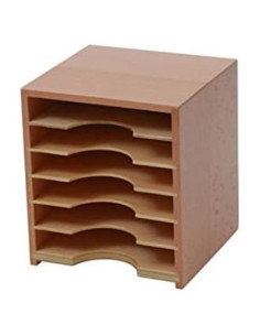 Gabinete de Tarjetas Geométricas Adena Montessori 18x16x10cm