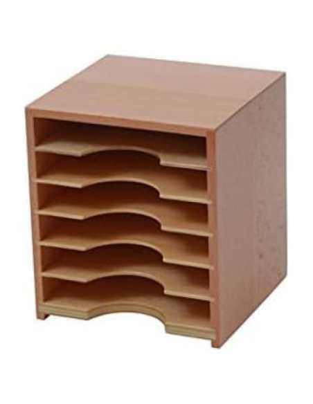 Gabinete de Tarjetas Geométricas Adena Montessori 18x16x10cm