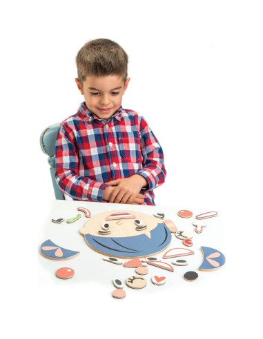 Rompecabezas Magnético de Madera Tender Leaf Toys - 32 Piezas