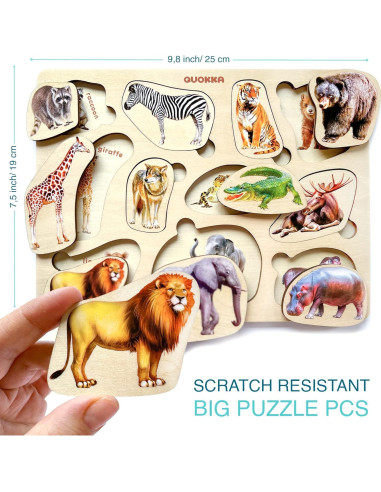 Multipack de 6 Rompecabezas Quokka para Niños y Niñas