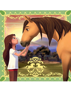 Rompecabezas Ravensburger Spirit Aventura en Caballos 3x49 Piezas 2