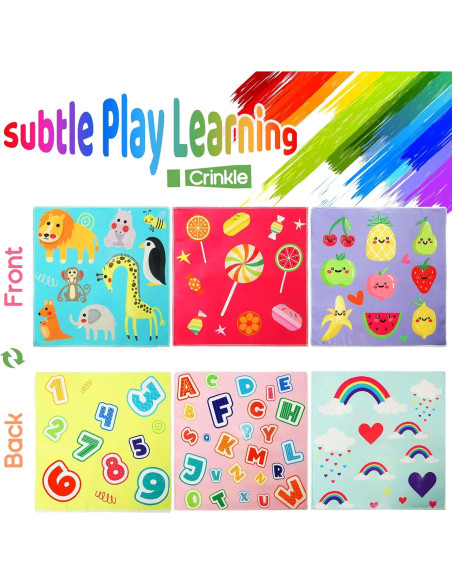 Caja de Pañuelos Sensorial Montessori YOGINGO para Bebés