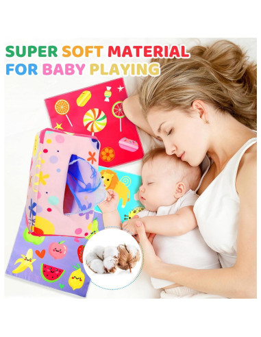 Caja de Pañuelos Sensorial Montessori YOGINGO para Bebés