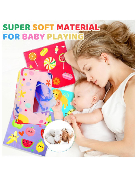 Caja de Pañuelos Sensorial Montessori YOGINGO para Bebés