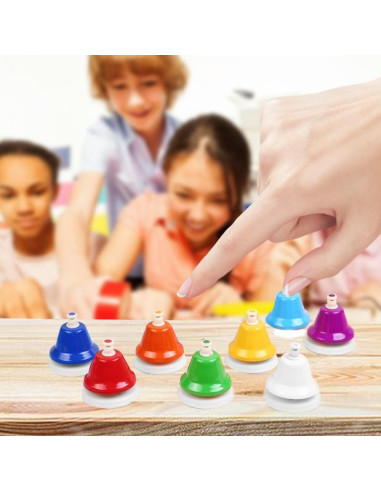 Campana de Escritorio ENNBOM 8 Notas Musicales para Enseñanza