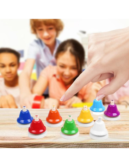 Campana de Escritorio ENNBOM 8 Notas Musicales para Enseñanza