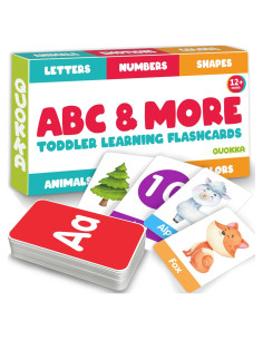 Tarjetas Didácticas QUOKKA ABC para Niños 2-4 Años - 60 Piezas