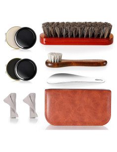 Kit de Cuidado para Zapatos de Cuero IPOW 7 Piezas