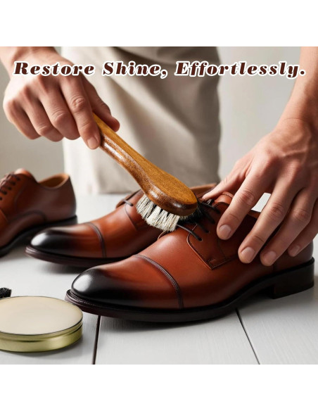 Kit de Cuidado para Zapatos de Cuero IPOW 7 Piezas