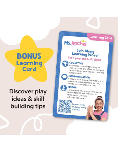 Rueda de Aprendizaje Giratoria Ms. Rachel 3 Modos 0.73 kg