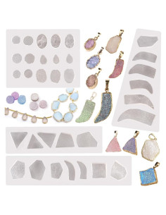 Conjunto de Moldes de Silicona FUNSHOWCASE para Joyería 33 Formas