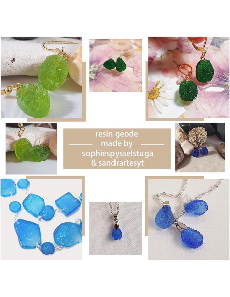 Conjunto de Moldes de Silicona FUNSHOWCASE para Joyería 33 Formas